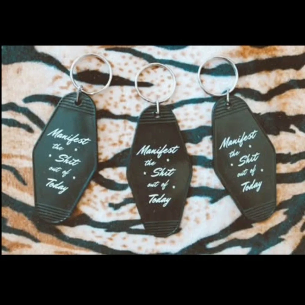 Vintage Inspired Hotel Keychain